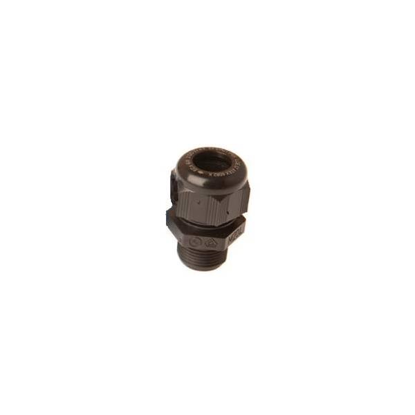 M20EXE0712BK Peppers RG22E/M20 M20 EExe IP66/68, Black Nylon Roundtop for cable oø 8,0 - 13,5 mm
